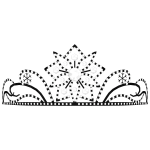 White Ice Queen Tiara
