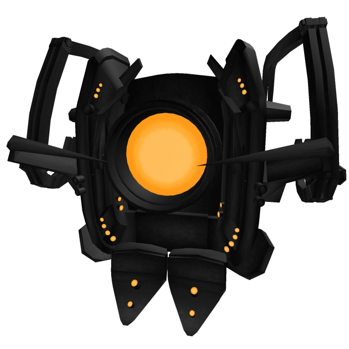 Orange Upgraded Recording Titan Armor Core [Glow]