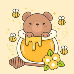 Honey love bear