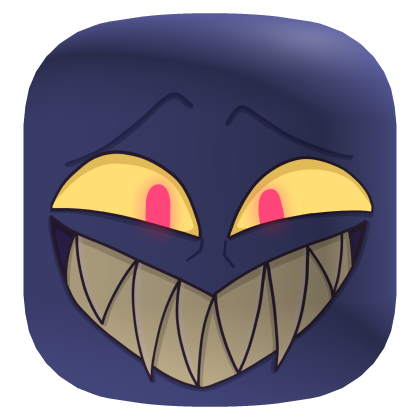 Sir Pentious evil smile face [Hazbin Hotel] Roblox item