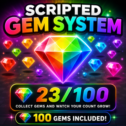 Scripted Gem System with Badge by Zelgraz preview 1