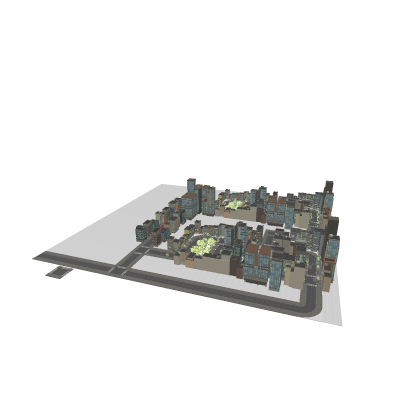 Modern City map kit DOBULE