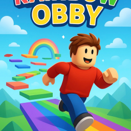 Super cool rainbow obby🌈🌈🌈