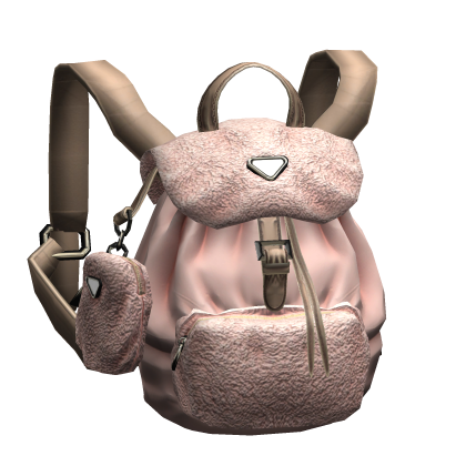 2000s Vintage Luxury Designer Backpack (Pink) Roblox item