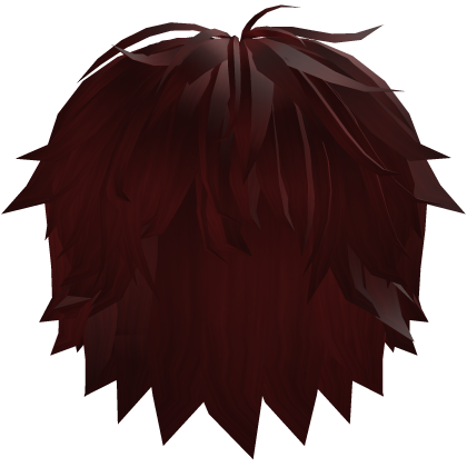 Red Spiky Messy Fringe Hair