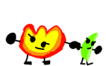 Firey × leafy