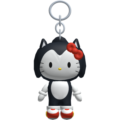Black Kitty x Sonic Keychain
