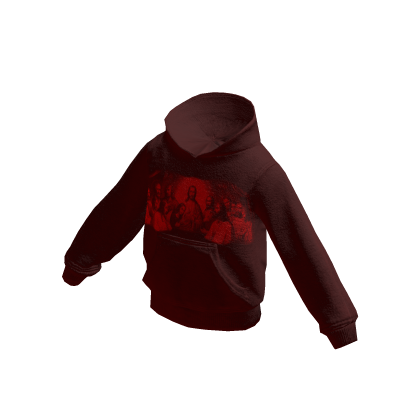 Red Graphic Hoodie