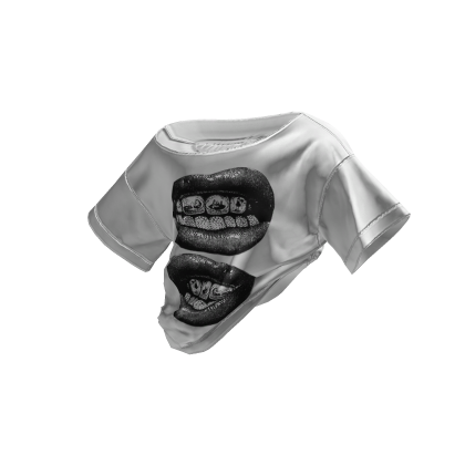 Y2K Off Shoulder Tucked Shirt Grillz