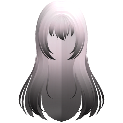 pink ombre sharp shoujo anime straight hair