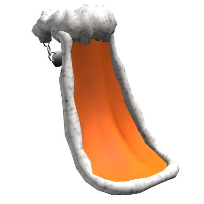 orange christmas santa cape