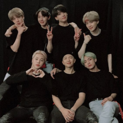 BTS black background and shirts Roblox decal