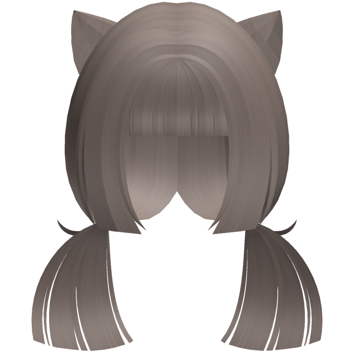 ash cutecore neko girl low hime pigtails