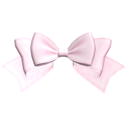 ♡ adorable bunny head ribbon in pink