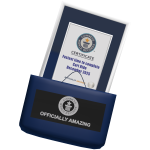 GUINNESS WORLD RECORDS™ certificate + tote