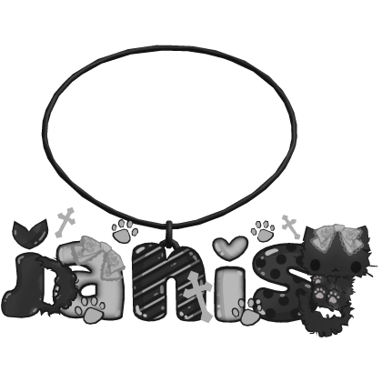 ♡ : janis necklace in black thumbnail