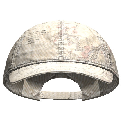 Sakura Blossom Skater Cap Beige