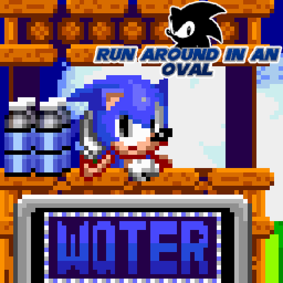 Run around in an Oval