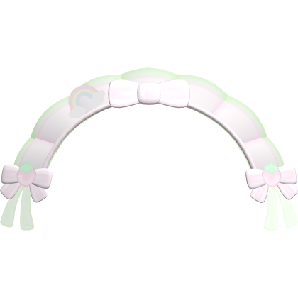  . ‿ ♡ cutesy pastel strawberry headband  ୨୧ Roblox item