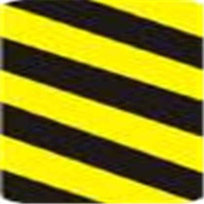 warning stripes sign 2 Roblox decal