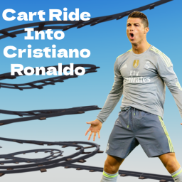 Cart Ride Into Cristiano Ronaldo!