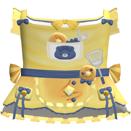 cute honey bear sweet pancake apron maid dress thumbnail