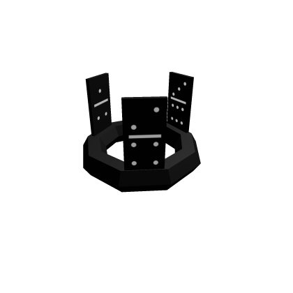 ⏳[LIMITED] Black Domino Crown
