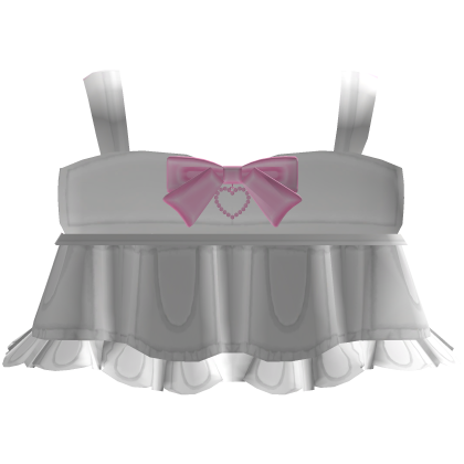 White Pink Bow Ruffle Dress Y2K Cute Aesthetic