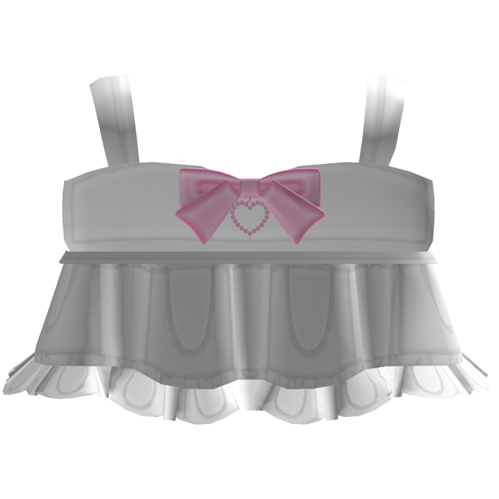 White Pink Bow Ruffle Dress Y2K Cute Aesthetic