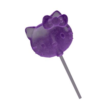 Purple Grape Hello Kitty Lollipop