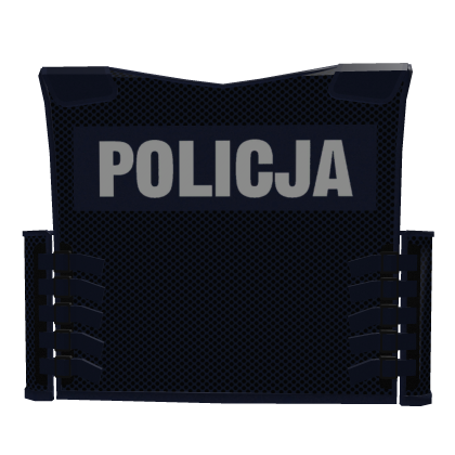 Polish Police Tactical Navy Vest With Pouches thumbnail