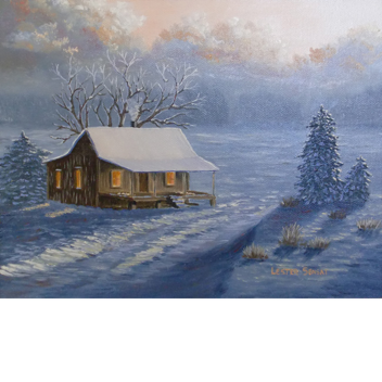 christmas cabin (morining)