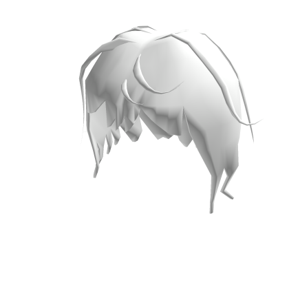 White Messy Wolf Cut Hair