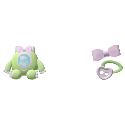 . ‿ ♡ monster inc green cute mike clips ! Roblox item