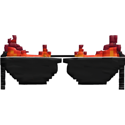 Flaming Deal With It Pixel Shades Roblox item