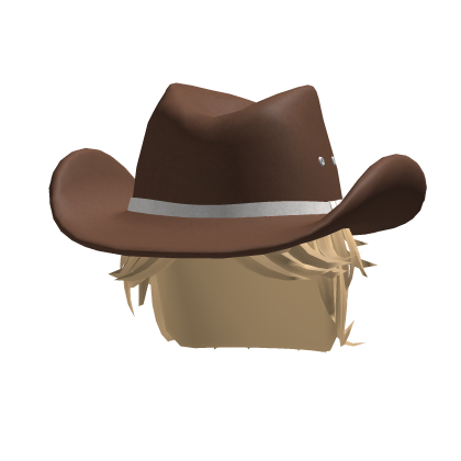 Messy Hair + Cowboy Hat
