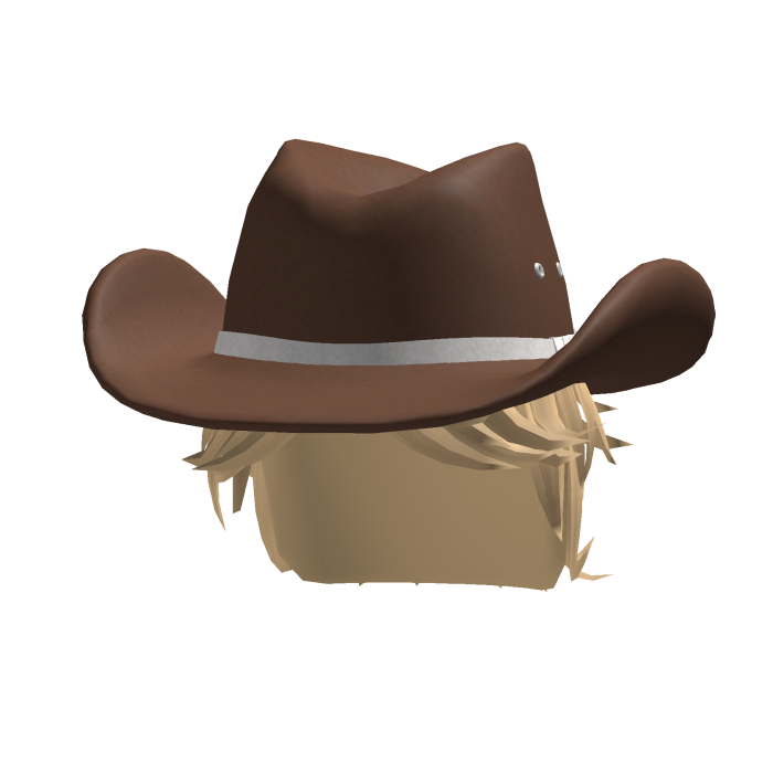 Messy Hair + Cowboy Hat