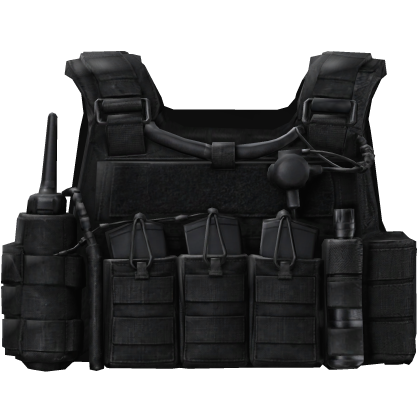Black Military Tactical Vest 