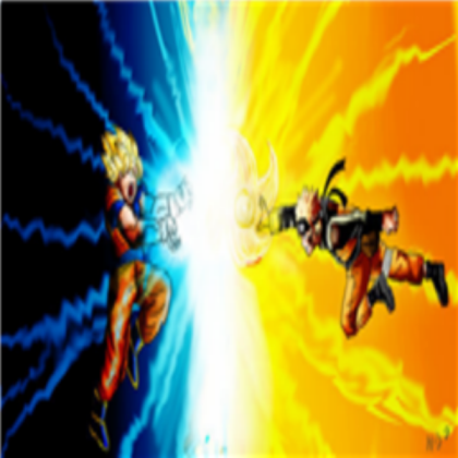 Naruto VS Goku Roblox decal