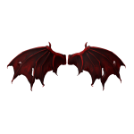 Metallic Red Wings