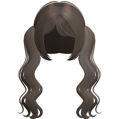 Wavy Long Cute Pigtails Moe Brown