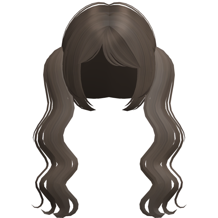 Wavy Long Cute Pigtails Moe Brown
