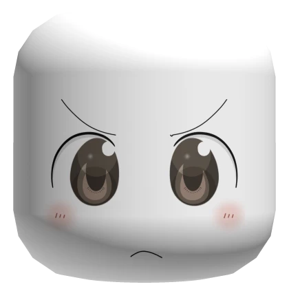 nichijou anime kawaii angry face yuko aioi | Roblox Item