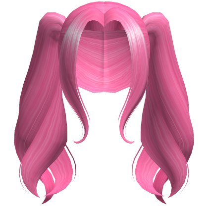 Pink Swirl Twintail Hair Roblox item