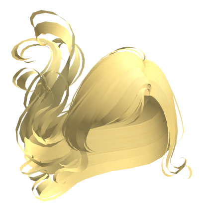 floating magical angel hair in light yellow