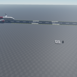 Airplane Crash Scene