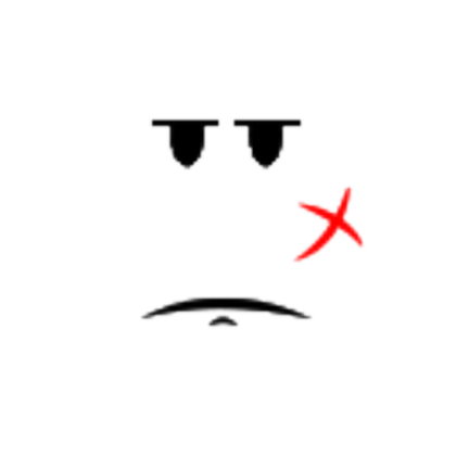 Red face Roblox decal