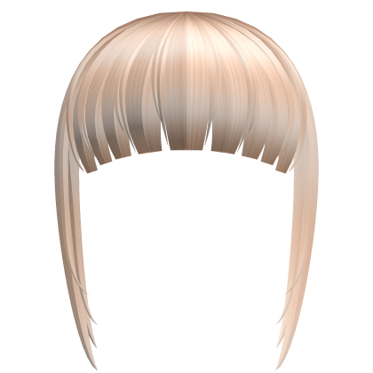 Preppy Blonde Hair Bangs Roblox item