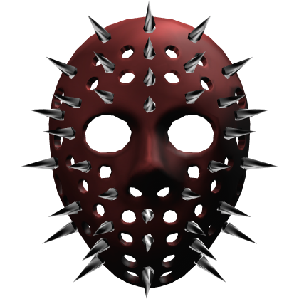 2000s Spiked Halloween Hockey Mask (Red) Roblox item