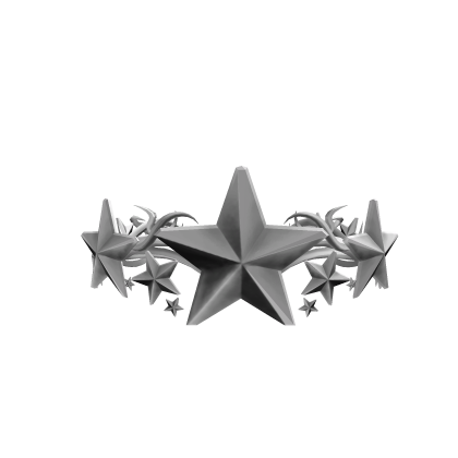 Silver Star Crown Roblox item
